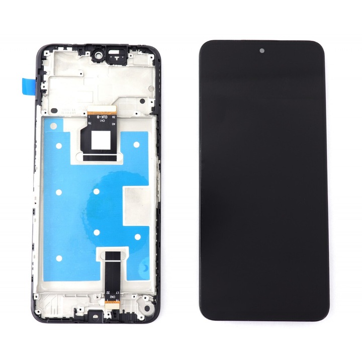 Дисплей, съвместим с Honor 90 Smart с черна рамка