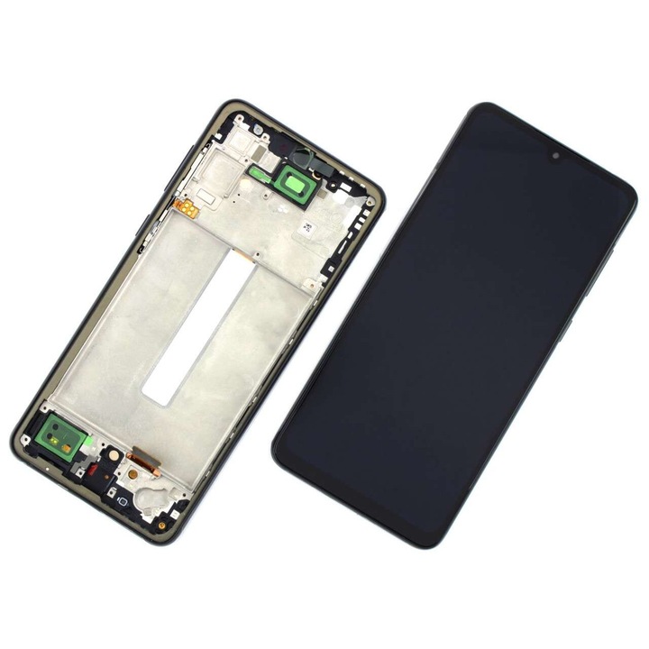 Дисплей, съвместим с Samsung Galaxy A33 A336 5G OLED с черна черна рамка