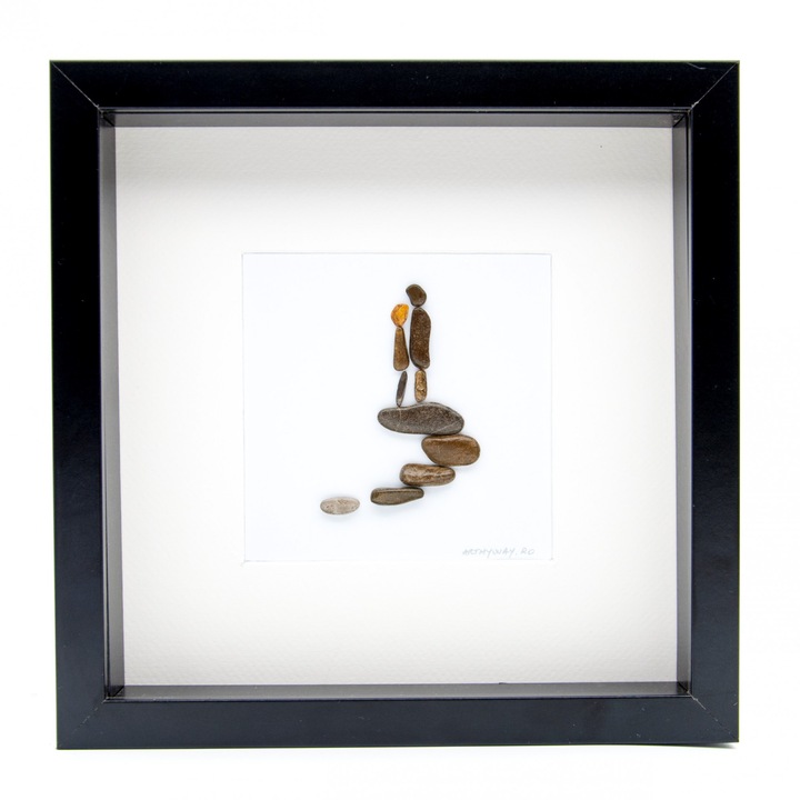 Artmyway 3D Festmény, "Én és te", Pietre de Rau, Pebble Art