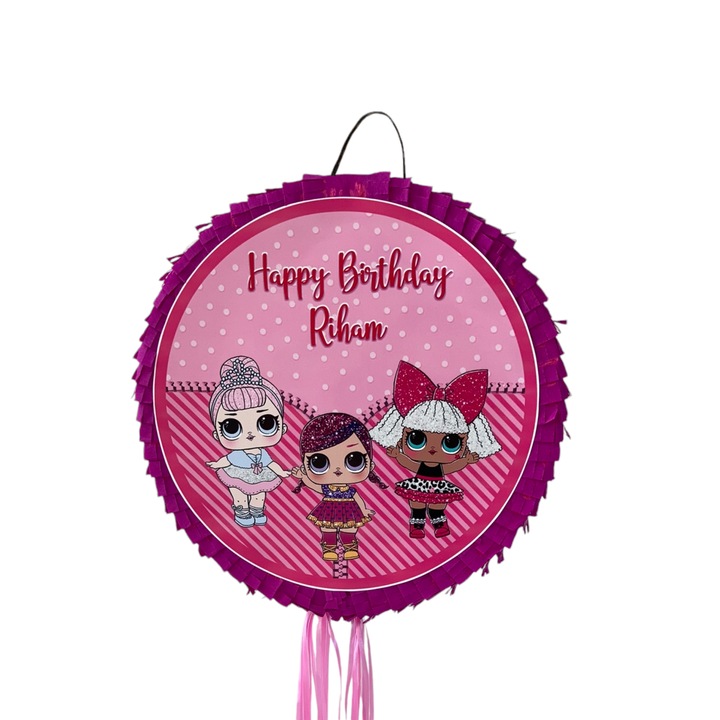 Pinata LOL, Diametru 42 cm + Bat