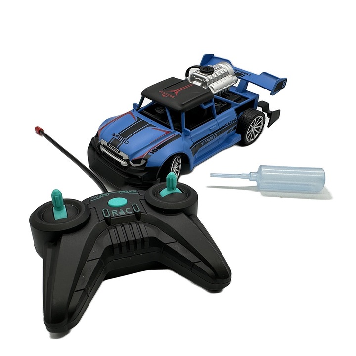RC кола, парна струя, 18 см + 6 години, RC SpeedX, синя, Vision XXI