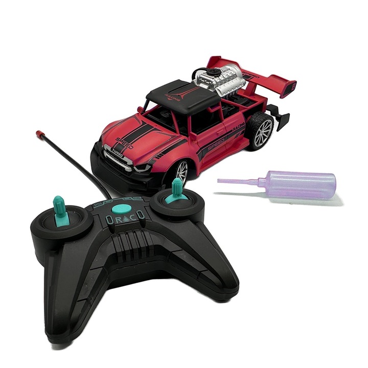 RC кола, парна струя, 18 см, + 6 години, RC SpeedX, червена, Vision XXI