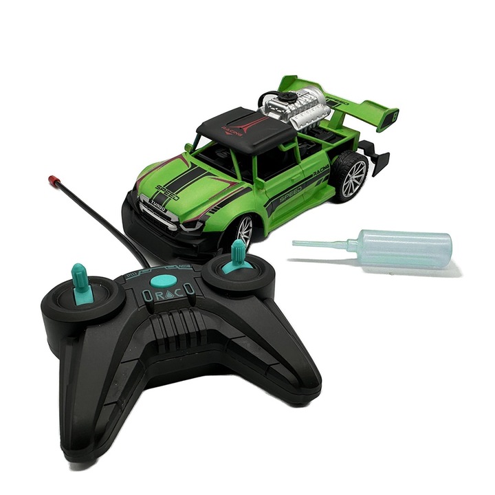 RC кола, парна струя, 18 см, + 6 години, RC SpeedX, зелена, Vision XXI