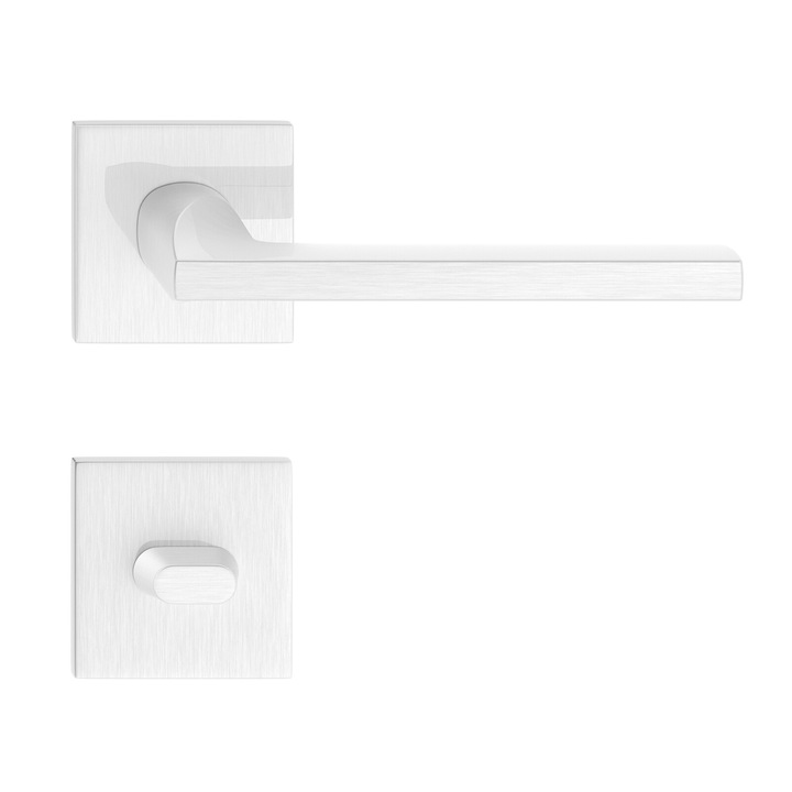 Maner usa Elsa crom satin cu rozeta wc