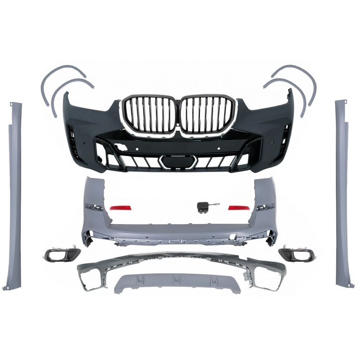 Pachet Exterior Complet compatibil cu BMW X5 G05 LCI 2023-up M-Tech Design