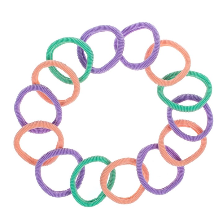 Set Elastice Par, Multicolor, 14 Bucati