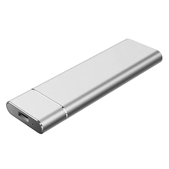 Външен SSD корпус, 2TB, USB3.1, сребрист, широка съвместимост, компактен