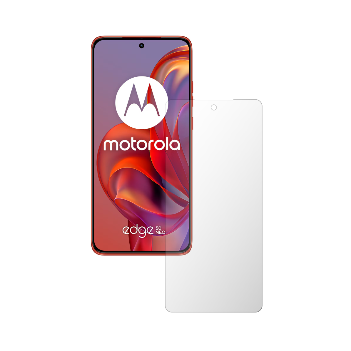 Folie Protectie Ecran Folie24, pentru Motorola Edge 50 Neo, 1X Mata cu Acoperire Totala Full-Display, Adeziva, Flexibila cu Auto Regenerare