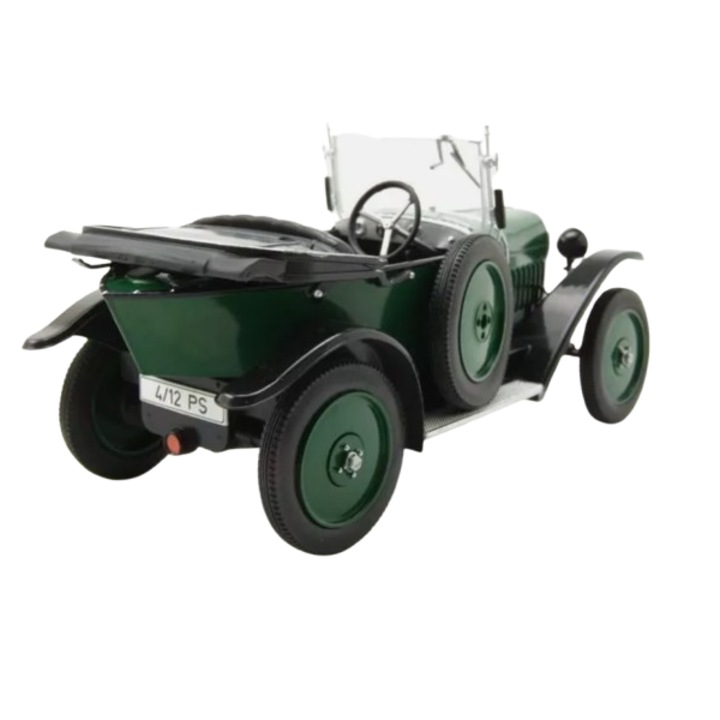 Modell Opel 4/12, 1924, zöld, WhiteBox, 1/24