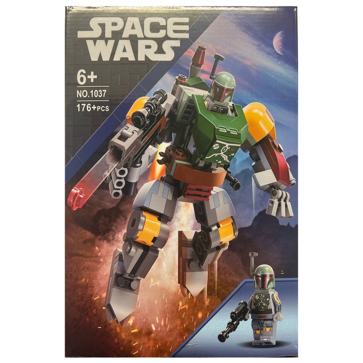 Star Wars építőkészlet, Mandalorian, 176 db