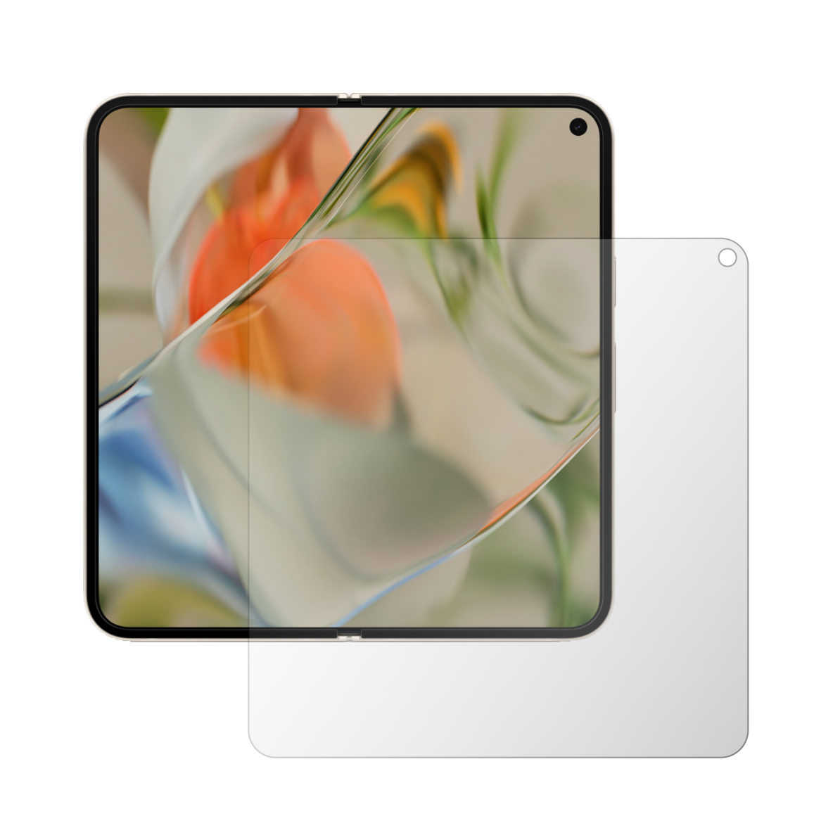 Folie Protectie Ecran Interna Folie24, pentru Google Pixel 9 Pro Fold, 1X Mata cu Acoperire Totala Full-Display, Adeziva, Flexibila cu Auto Regenerare