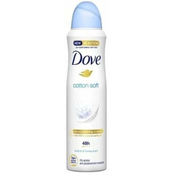 Dezodor spray Dove, Cotton Soft, 150 ml
