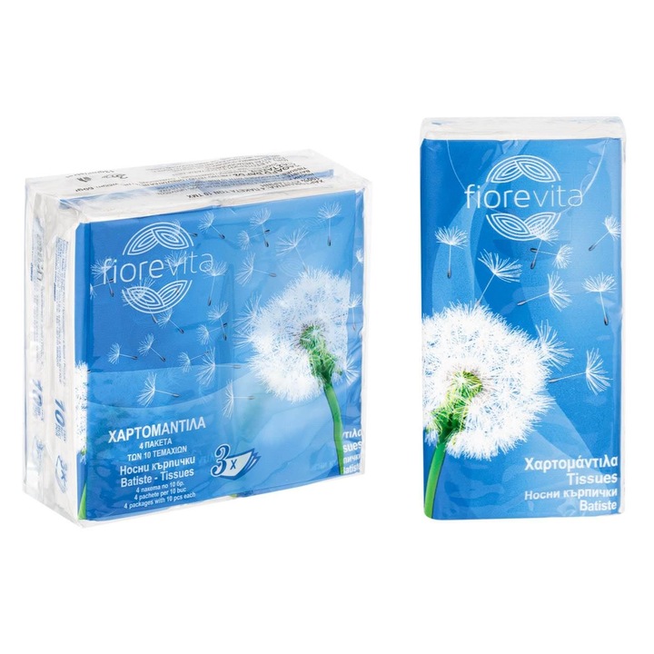 Servetele nazale fiorevita 3ply - 4buc