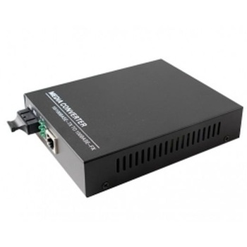 Media Convertor 10/100Mbps-fibra optica 2 km multimod conector SC cu sursa interna Media Convertor 10/100Mbps-fibra optica 2 km multimod conector SC cu sursa interna
