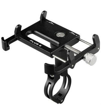 Suport Telefon profesional pentru motocicleta sau bicicleta din aluminium, model plus 6 cu rotire la 360 de grade, Negru - Phuture® Suport Telefon profesional pentru motocicleta sau bicicleta din aluminium, model plus 6 cu rotire la 360 de grade, Negru - Phuture®