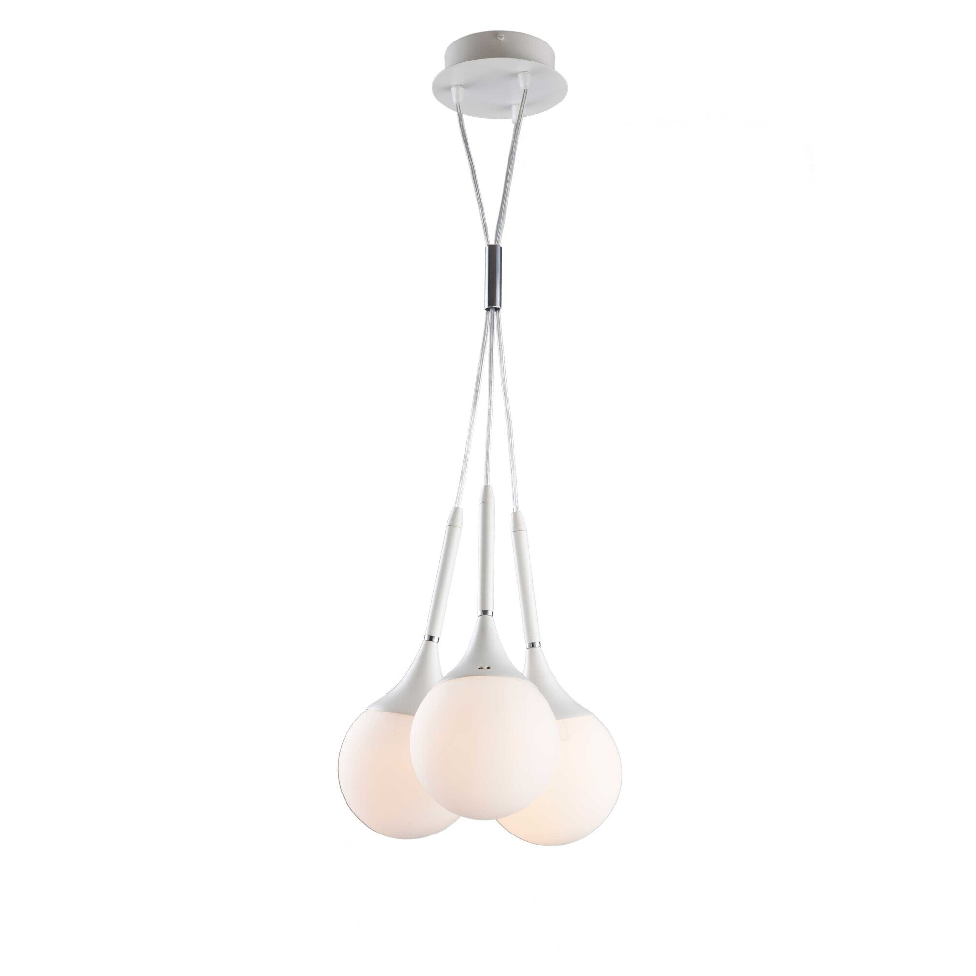 Lustra Avonni Melda 3 brate Three, finisaj Alb 3xE27 max60W