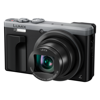 Aparat foto digital Panasonic Lumix DMC-TZ80EP, 18.1 MP, 4K, Wi-Fi, Argintiu Aparat foto digital Panasonic Lumix DMC-TZ80EP, 18.1 MP, 4K, Wi-Fi, Argintiu