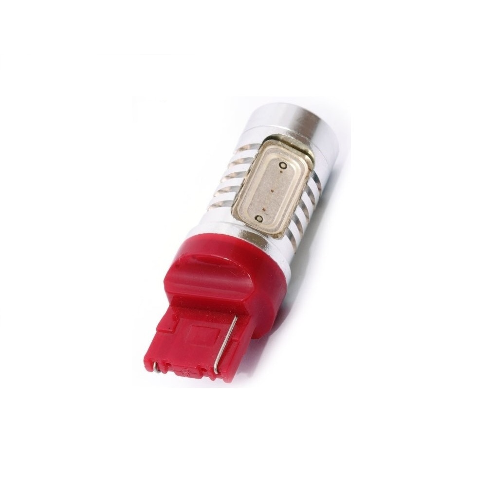 Led auto Rosu T20 (7440) 6W High Power cu o singura intensitate