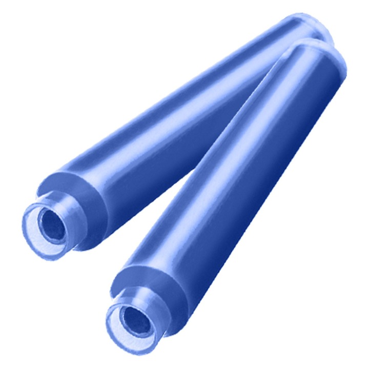 Toll tinta utántöltő készlet, Pelikán, 4001, Király kék, 12 db