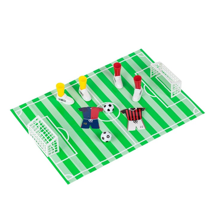 Társasjáték, Ujjfoci, Fű, Uniszex, Műanyag, csomag mérete 20,5x25 cm, Többszínű, 3 év felett