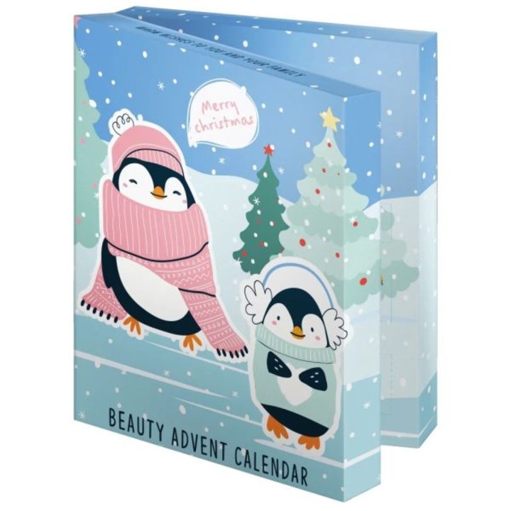 Calendar de frumusete, KTN, De Advent, Pinguini in zapada