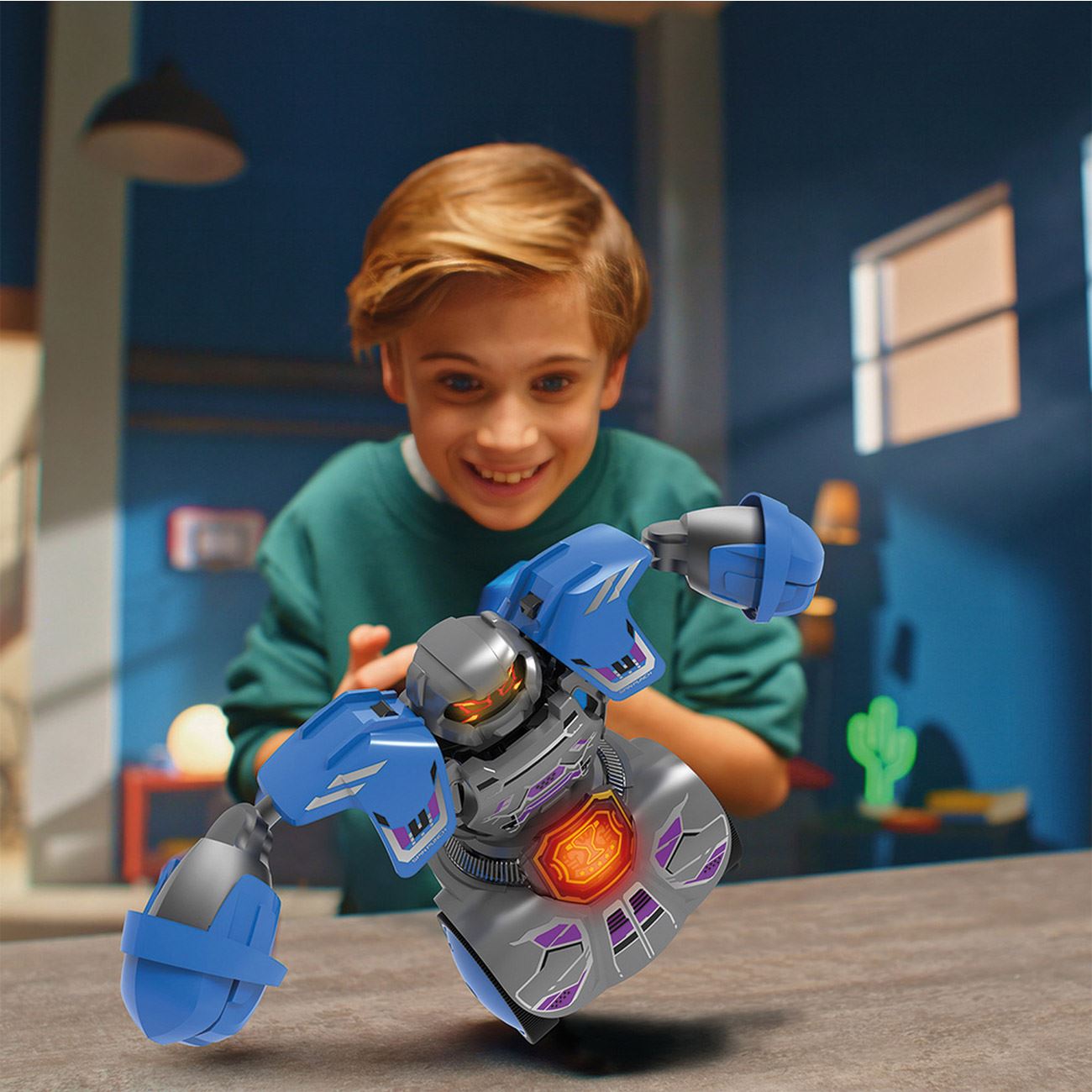 Silverlit Robo Frog - Grenouille Télécommandée Robot Qui Saute, Attrape Et Joue - Yeux Tournants Et Sons Drôles