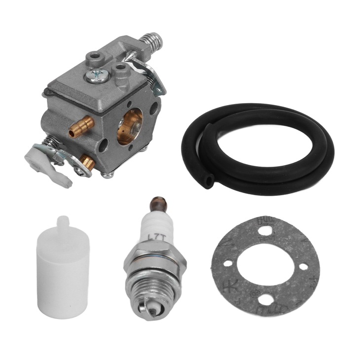 Carburator, Enforose, pentru Husqvarna 50 51 55, cu filtru de combustibil, furtun de combustibil, bujie, 503281504