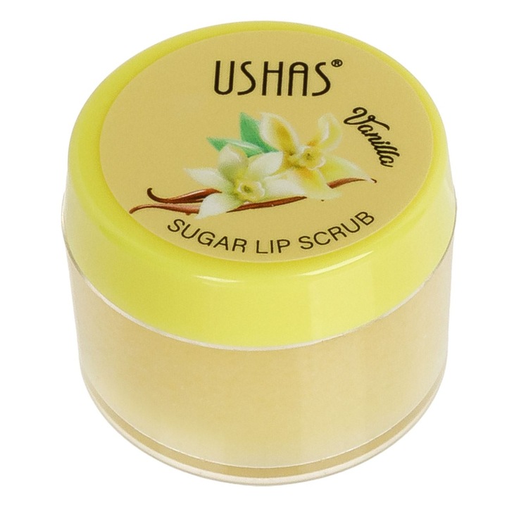 Lip scrub cu zahar aroma de vanilie 15g