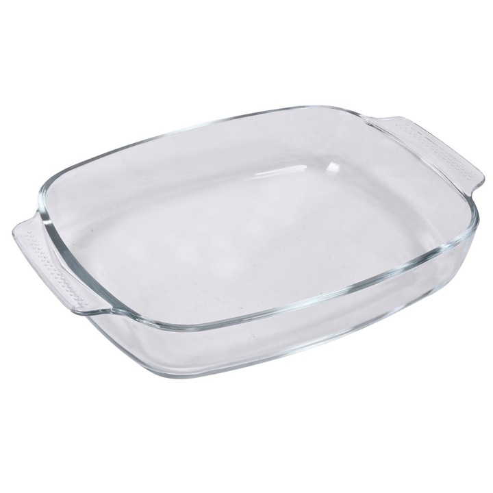 Hőálló tálca Üveg, 34x22x6 cm, Űrtartalom 2,9L
