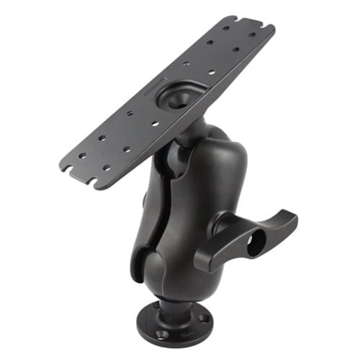 Универсална скоба Ram Mounts с основа 3"x11" и къси рамена, размер E, 4,975" между отворите