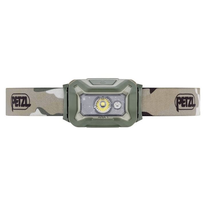 Челник, Petzl ARIA 1 RGB Camo, 350 лумена, водоустойчивост IP67, 105g