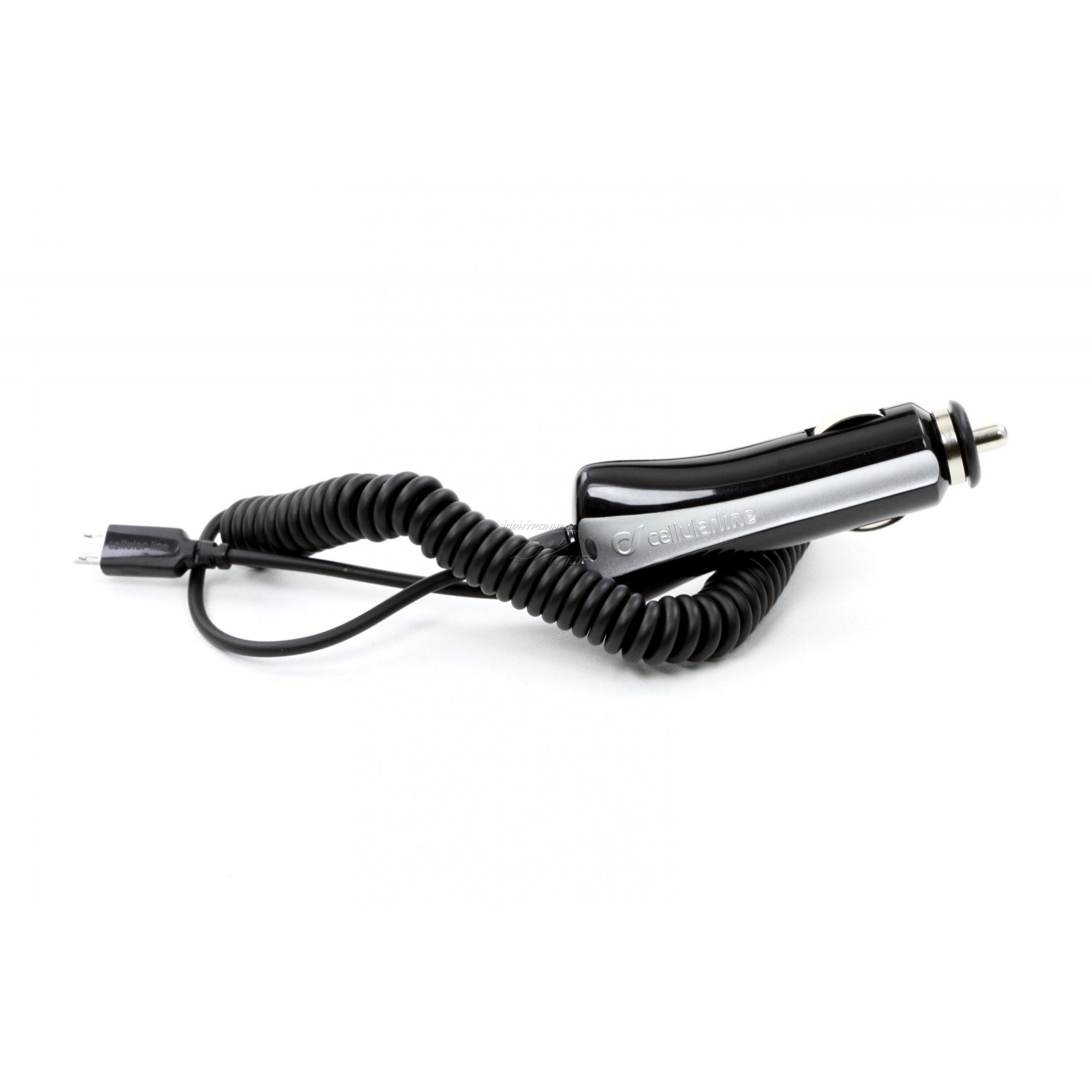 Alimentator auto universal pentru tableta si smartphone, micro USB, cablu spiralat CBRMICROUSB2