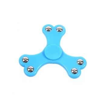 Jucarie antistres Fidget Spinner cu 6 bile, albastru Jucarie antistres Fidget Spinner cu 6 bile, albastru