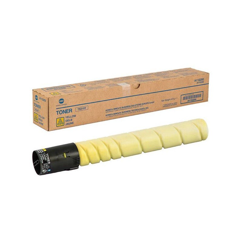 Cartus Toner Original Minolta TN-319Y, Yellow, 26000 pagini, pentru copiator Konica Minolta Bizhub C360