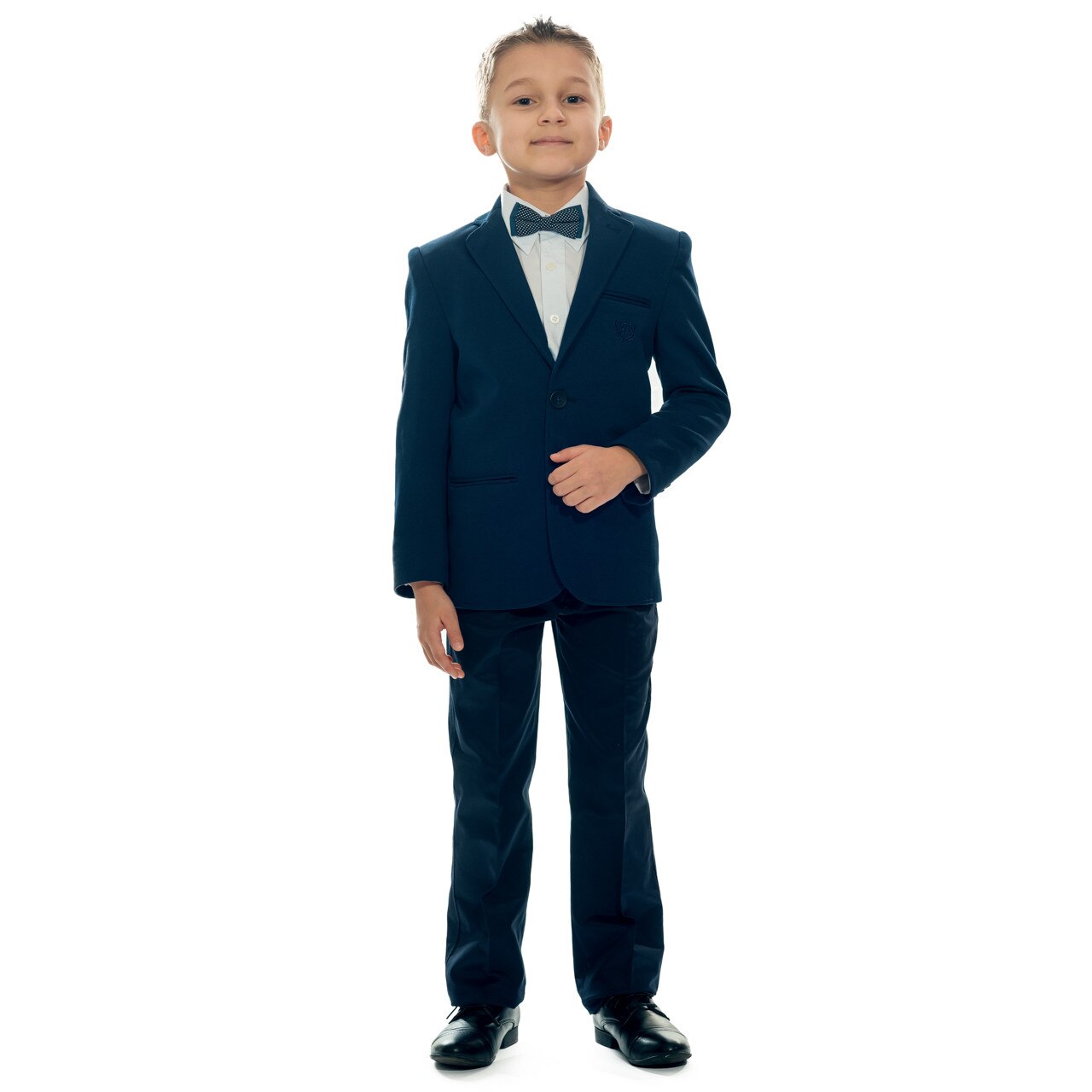 linear Breathing specify Costum bleumarin elegant pentru baieti, 5-6 ani - eMAG.ro