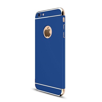 Husa carcasa 3in1 Electroplating pentru iPhone 6/6S, albastru Husa carcasa 3in1 Electroplating pentru iPhone 6/6S, albastru