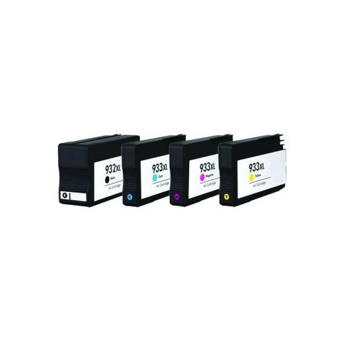 Set 4 cartuse compatibile HP 932XL Black HP933XL Cyan Magenta Yellow