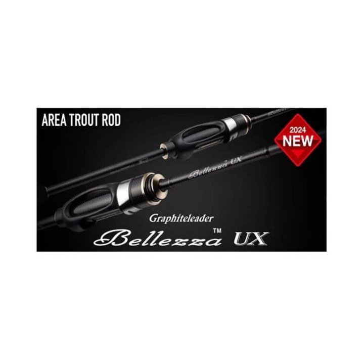 Graphiteleader horgászbot, 1,95 m, súly 58 g, fekete