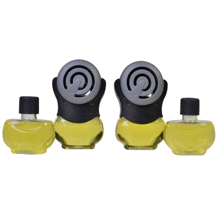 Autóillatosító szellőzőhöz, vanília illat, 2 darabos készlet, MYONNA IT & E- COMMERCE ®