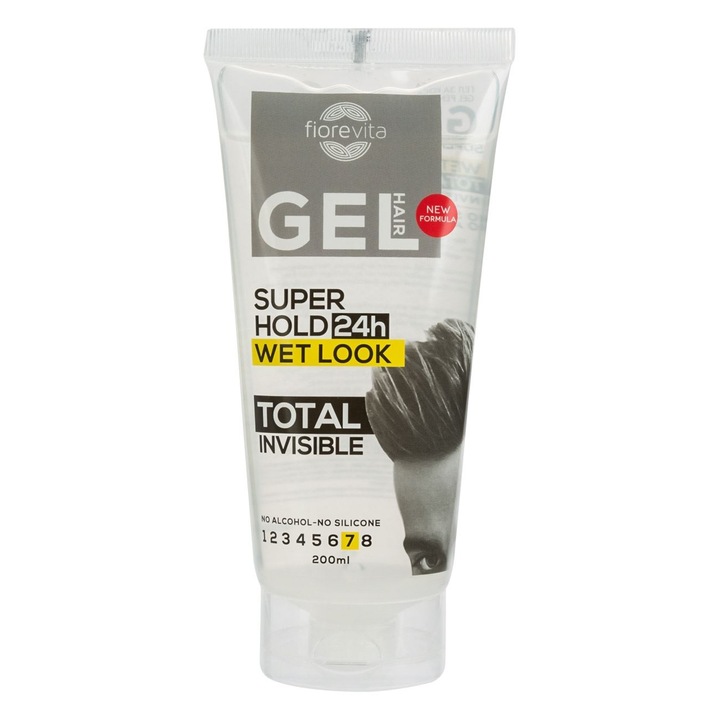 Láthatatlan nedves hatású hajzselé 200ml - fiorevita