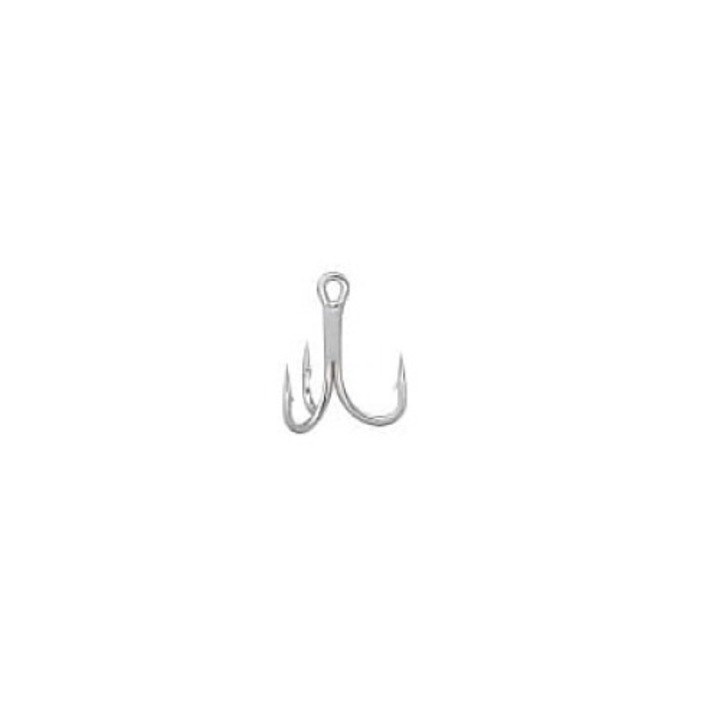 Carlige pescuit Owner ST66TN, 6 bucati, superoase, argintii, marimea 1