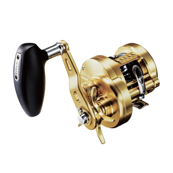 Ляв скоростен лост SHIMANO, златист/черен