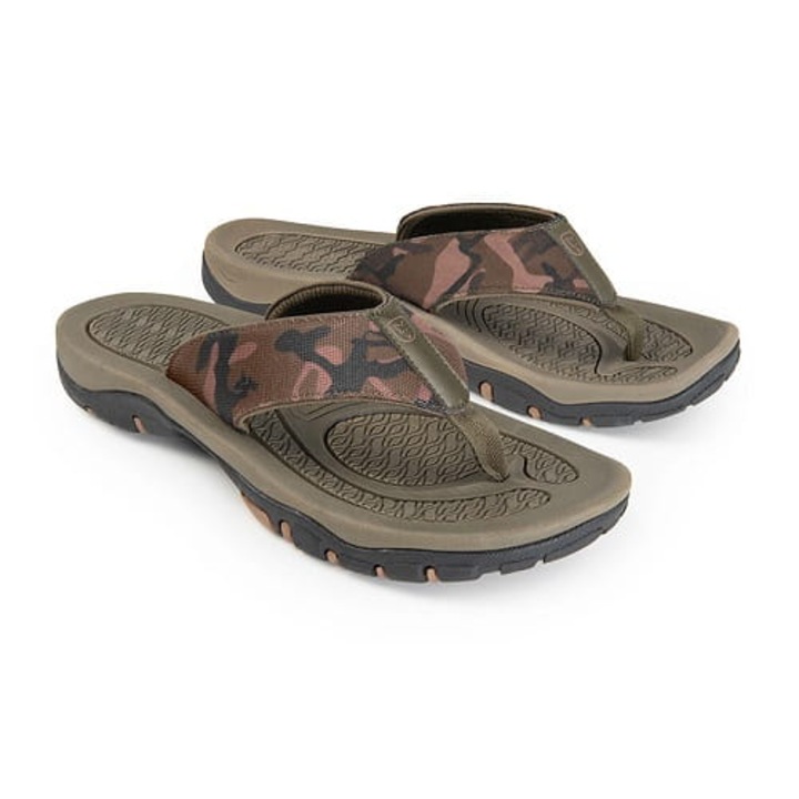 Slapi Fox, Flip Flop, kaki/camo, talpa sintetica, material textil