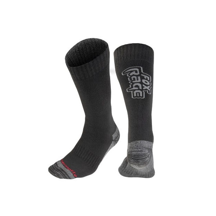 Férfi sportzokni Fox, Thermolite, meleg, fekete, szintetikus, 40-43 EU