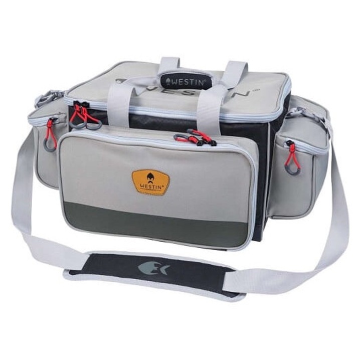 Рибарска чанта Westin W3 Jumbo Lure Loader, сиво/черно, 54x40x25см