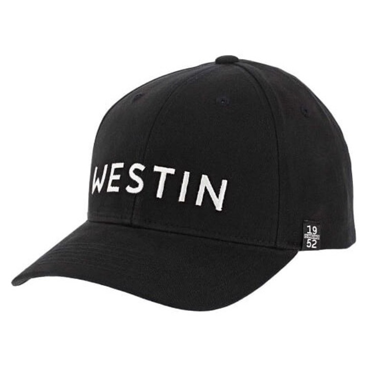 Sapca Westin Classic, neagra, dimensiune unica, 100% bumbac