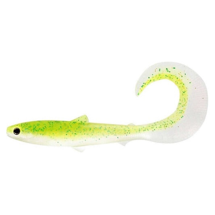 Momeala artificiala Westin BullTeez Curltail 14cm 15g Sparkling Chartreuse