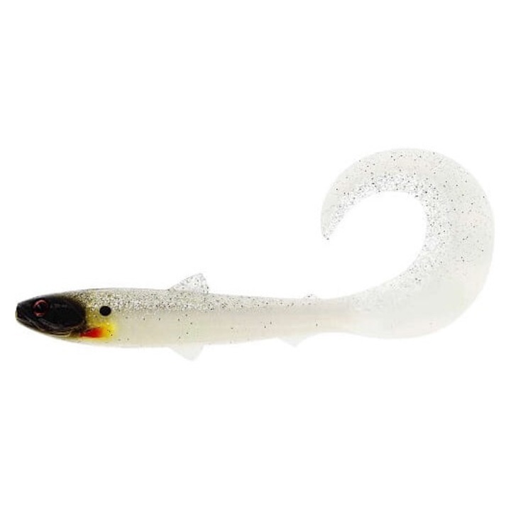 Momeala artificiala Westin BullTeez Curltail 21cm 49g Glow Ghost