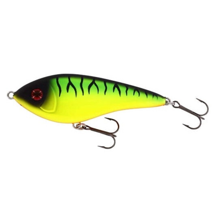 Momeala artificiala Westin Swim Glidebait Silent 12cm 62g Sinking Firetiger