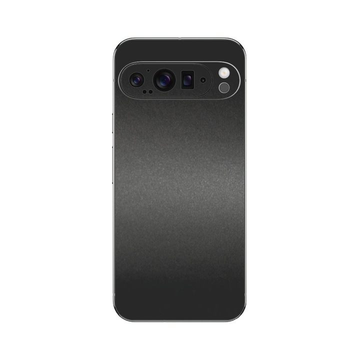 iSkinz Folie for Google Pixel 9 Pro XL – matt fekete, 360 fokos vágás, teljes borítású, öntapadó bőr, hát- és oldalsó védőburkolat